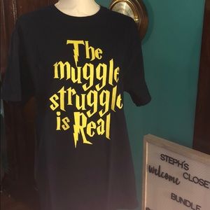 HARRY POTTER “The Muggle Struggle is Real” T-shirt